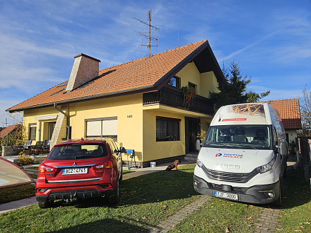 Izolace stropu rodinného domu na Českobudějovicku